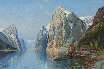 Carl Bergfeld, Fjordlandskap.
