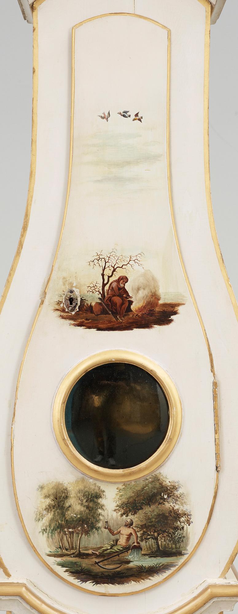 GOLVUR, rokokostil, Johan Lindman, Hargs Bruk, 1800-tal.