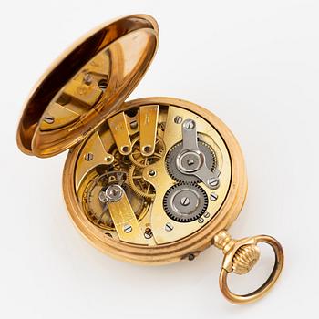 Pocket watch, 18K gold, Henning Håkansson Gothenburg, 51.5 mm.