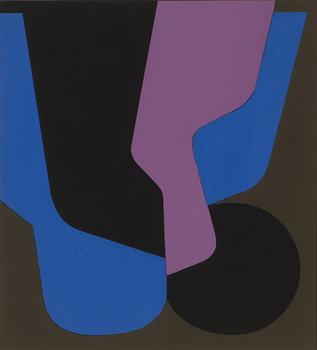 Victor Vasarely, pochoir, 1955, signerad.