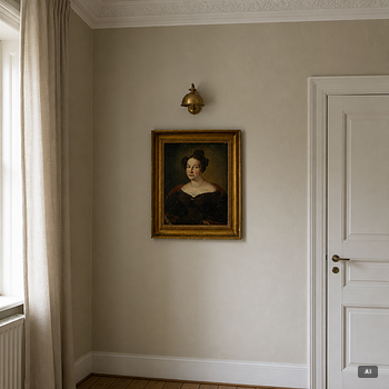 Carl Peter Lehmann, "Eva Karolina Angerstein" (1813-1884) (née Leander).