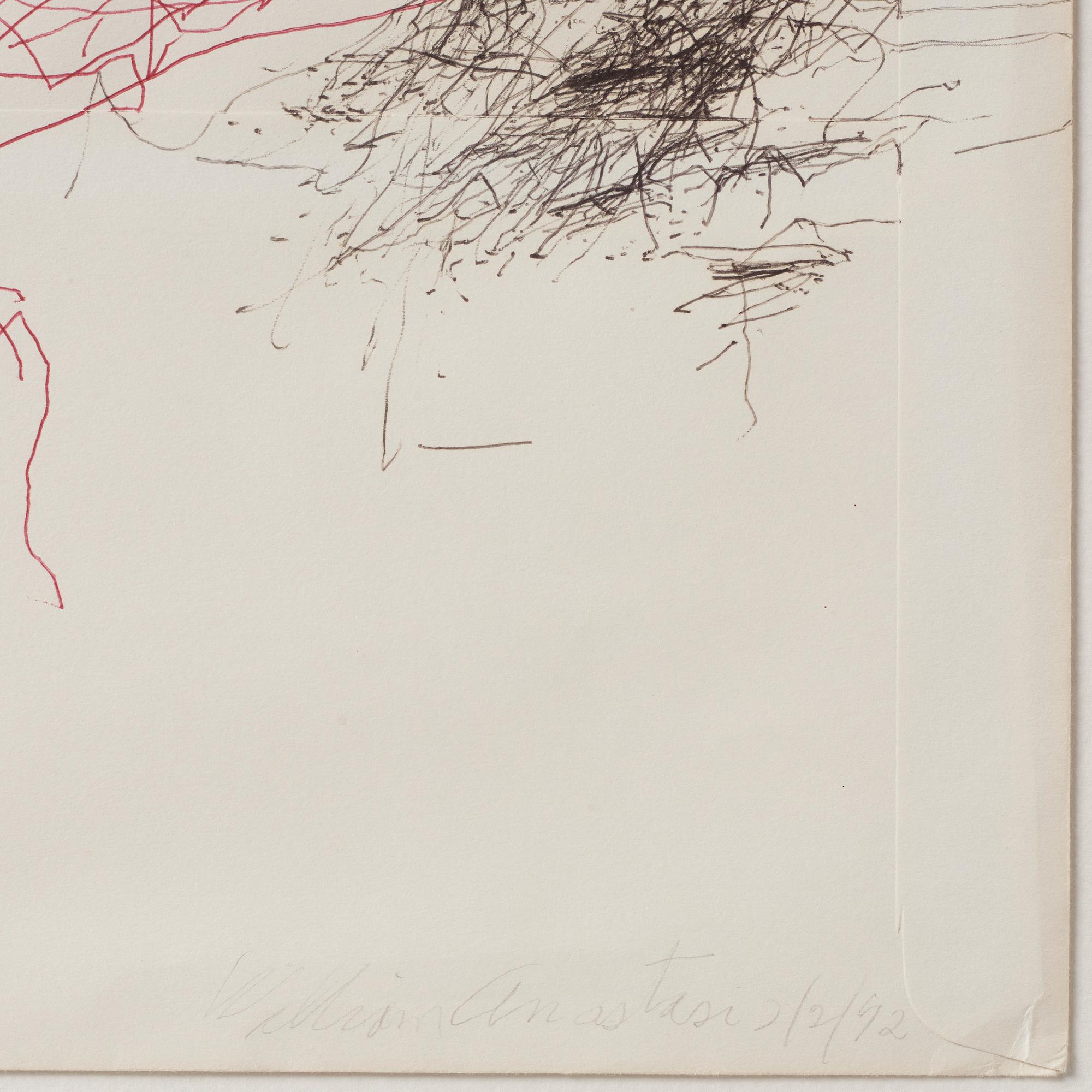 William Anastasi, 'Utitled (Subway Drawing)'.