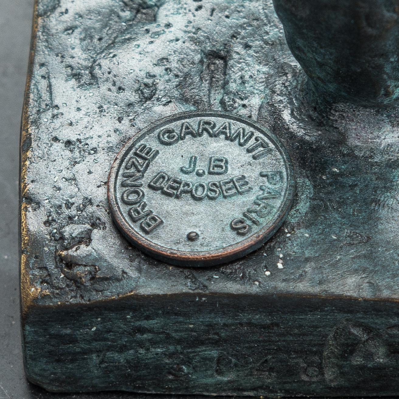 Miguel FernandoLopez, bronze, signed, foundry mark.