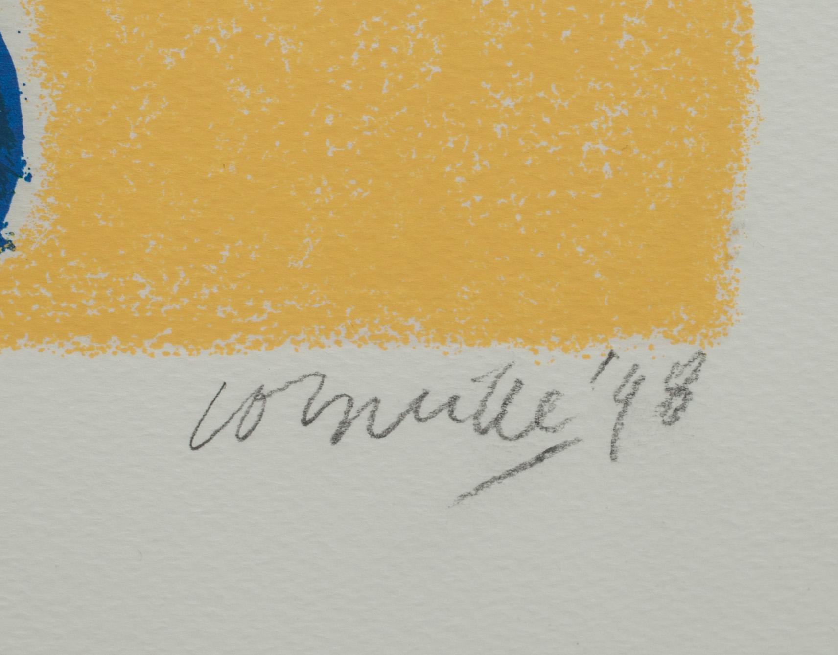 BEVERLOO CORNEILLE, färglitografi, signerad och numrerad II/XII, daterad '98.
