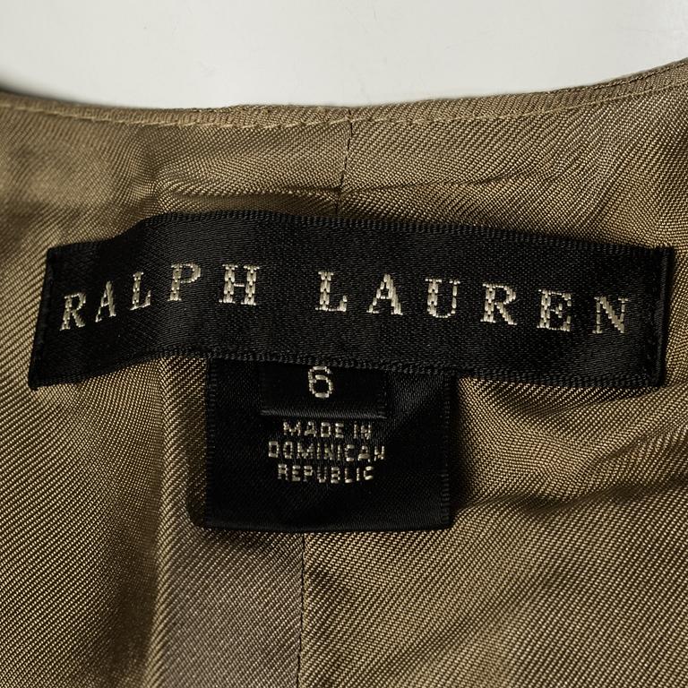 Trousers, shirt and west by Ralph Lauren.