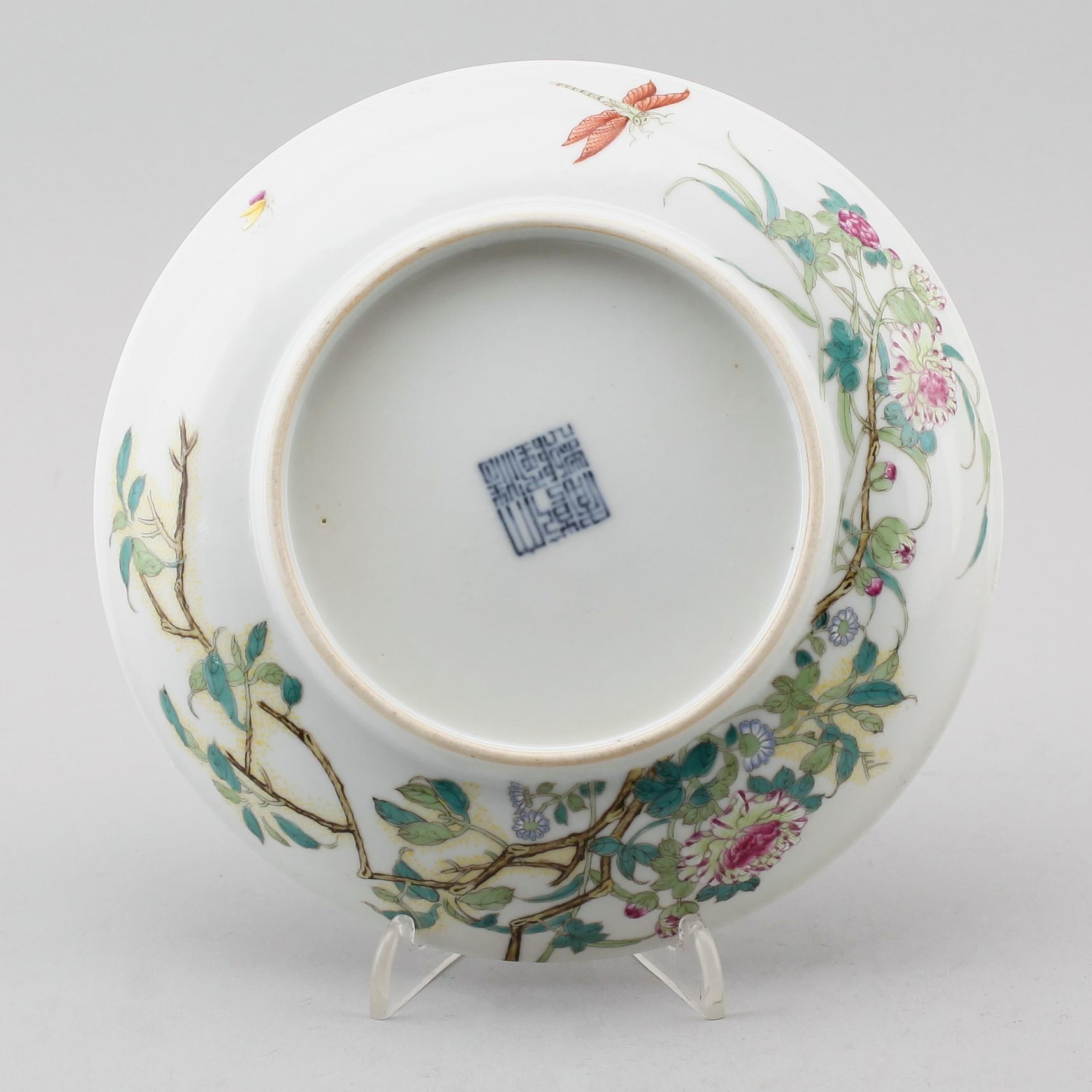 SKÅLFAT, porslin, Kina, sannolikt 1900-tal.