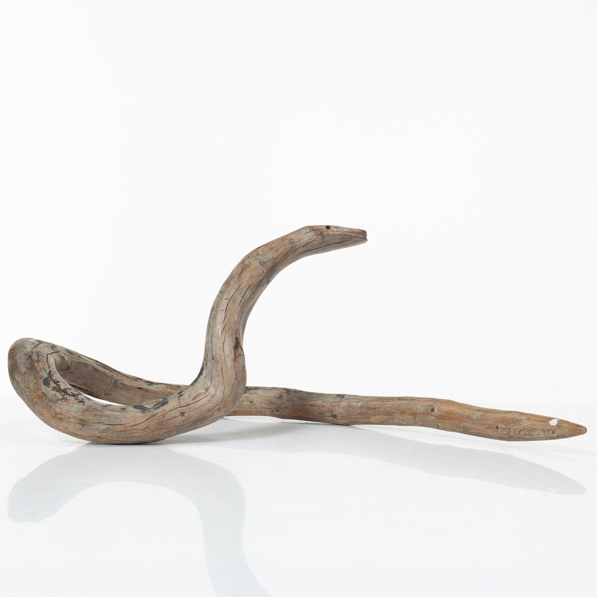 Snake, folk art, 19th century.