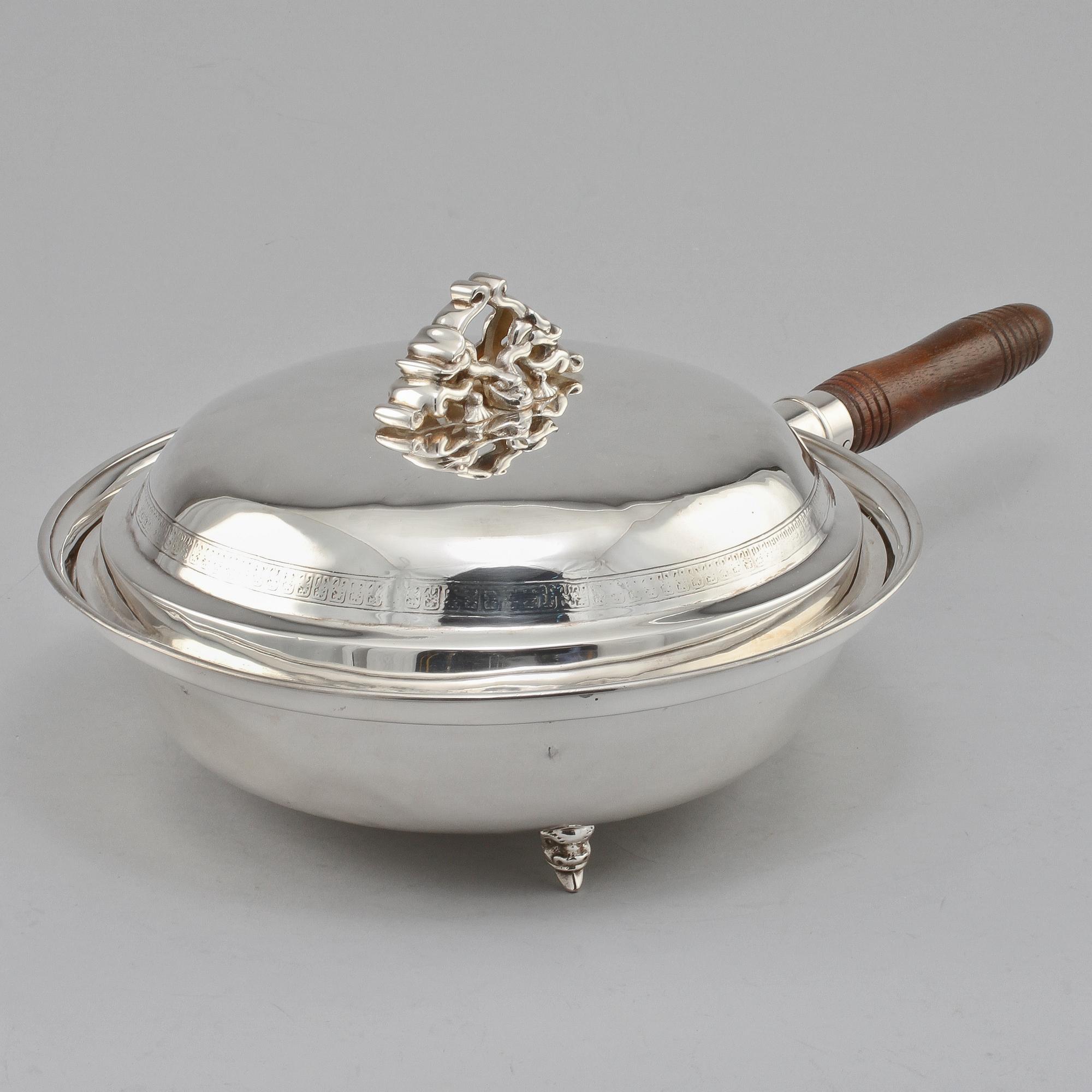 LOCKKAROTT, silver, 1900-tal. Vikt 1900 g.