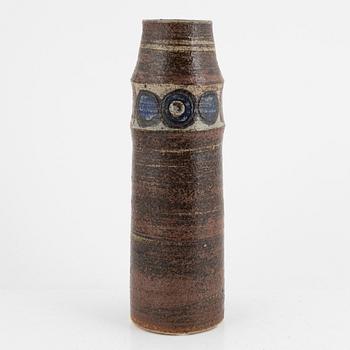 Lisa Larson, a unique chamotte stoneware vase, Gustavsberg Studio, Sweden.