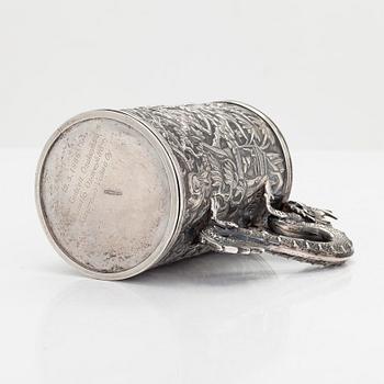 Mugg, silver, Leeching, Kina 1800-talets senare hälft.