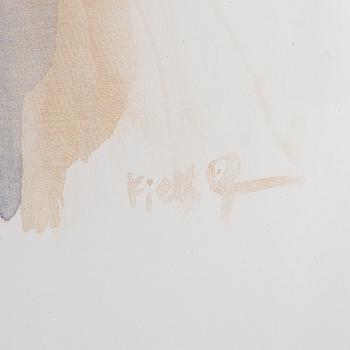 Kjell Engman, two glass vases, Kosta Boda.