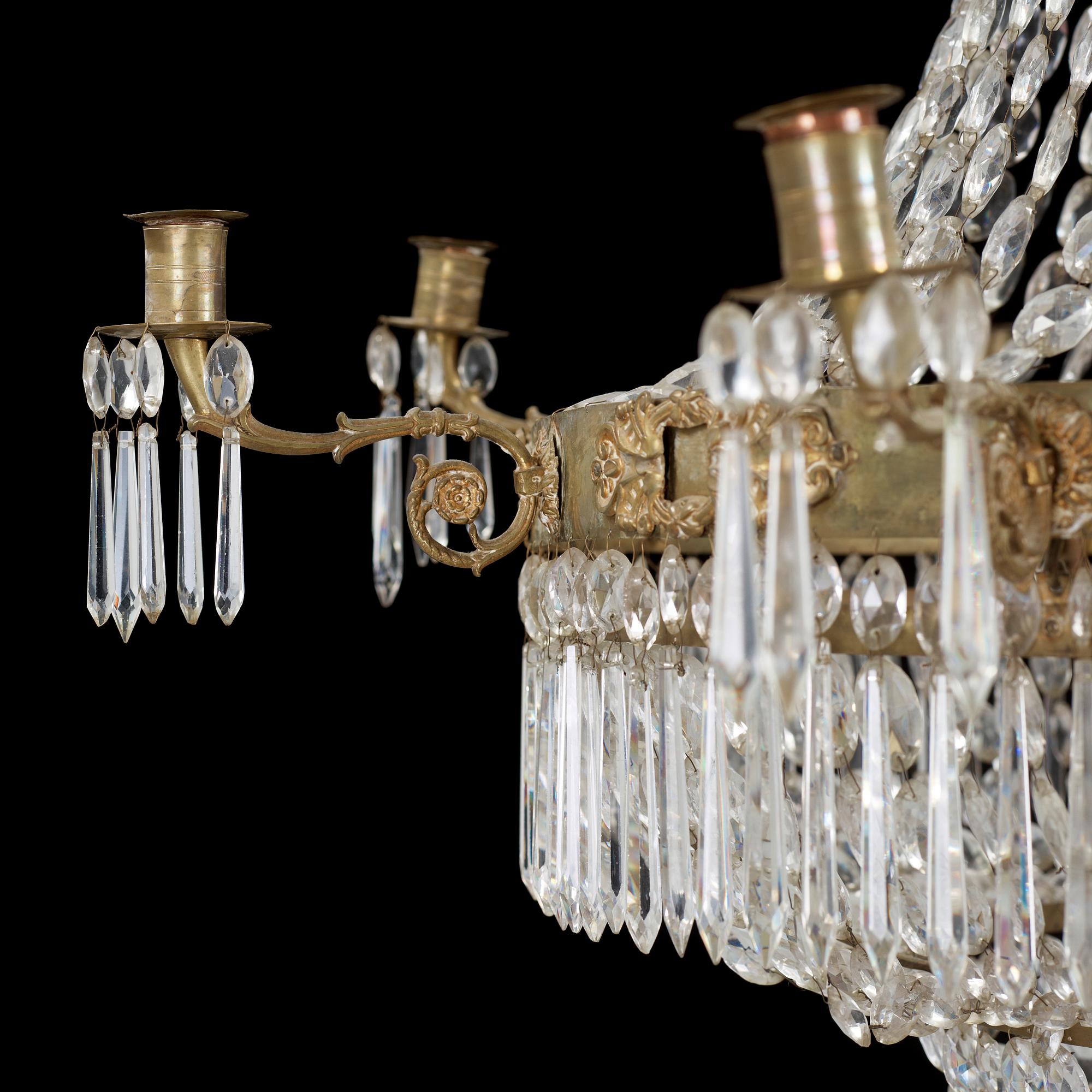 LJUSKRONA, empire, 1800-talets första hälft.