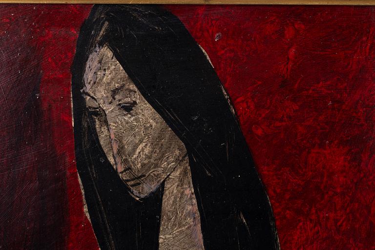 Richard Wiesner, Sittande modell.