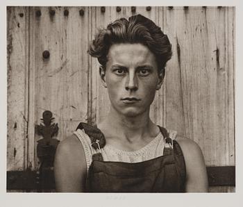 Paul Strand, "Young Boy, Gondeville, Charente, France", 1951.