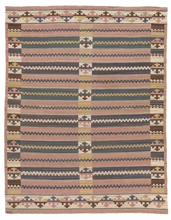 Märta Måås-Fjetterström, matta, "Herrumsmattan", rölakan, 329 x 258 cm, signerad MMF.