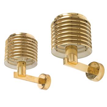 Hans-Agne Jakobsson, Two 1960/1970s 'V299' wall lights for Hans Agne Jakobsson AB, Markaryd. Sweden.