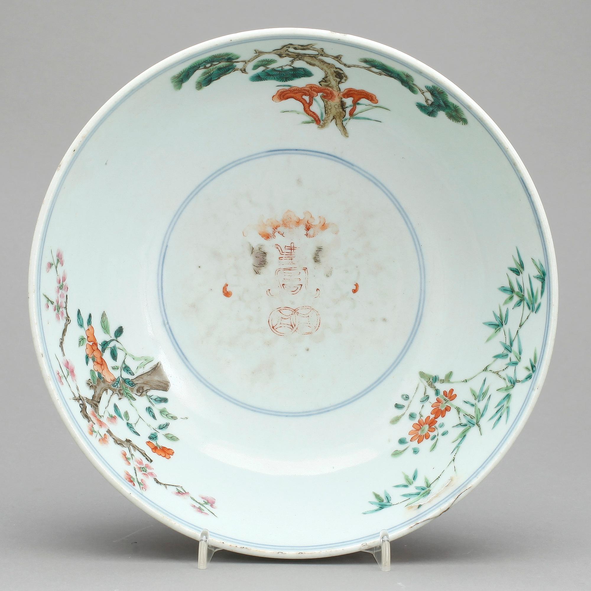 SKÅL, porslin, Kina, 1800-tal.