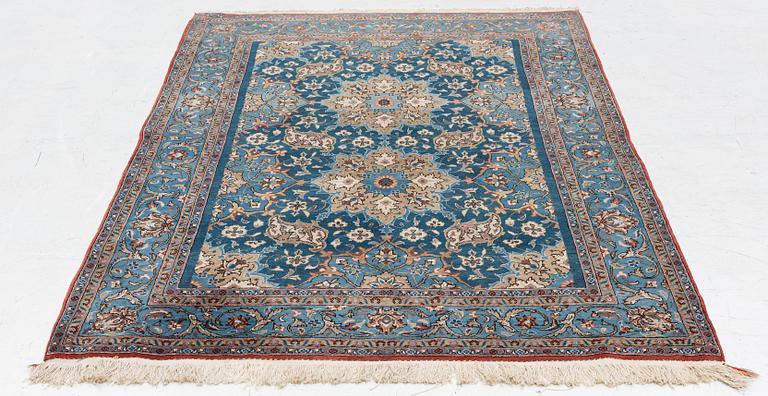 Rug, Ghom, approx. 220 x 140 cm.