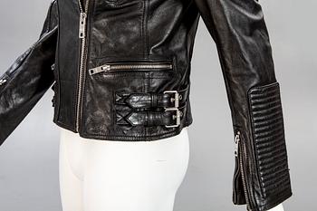 Burberry, leather jacket, Burberry Brit, size 38.