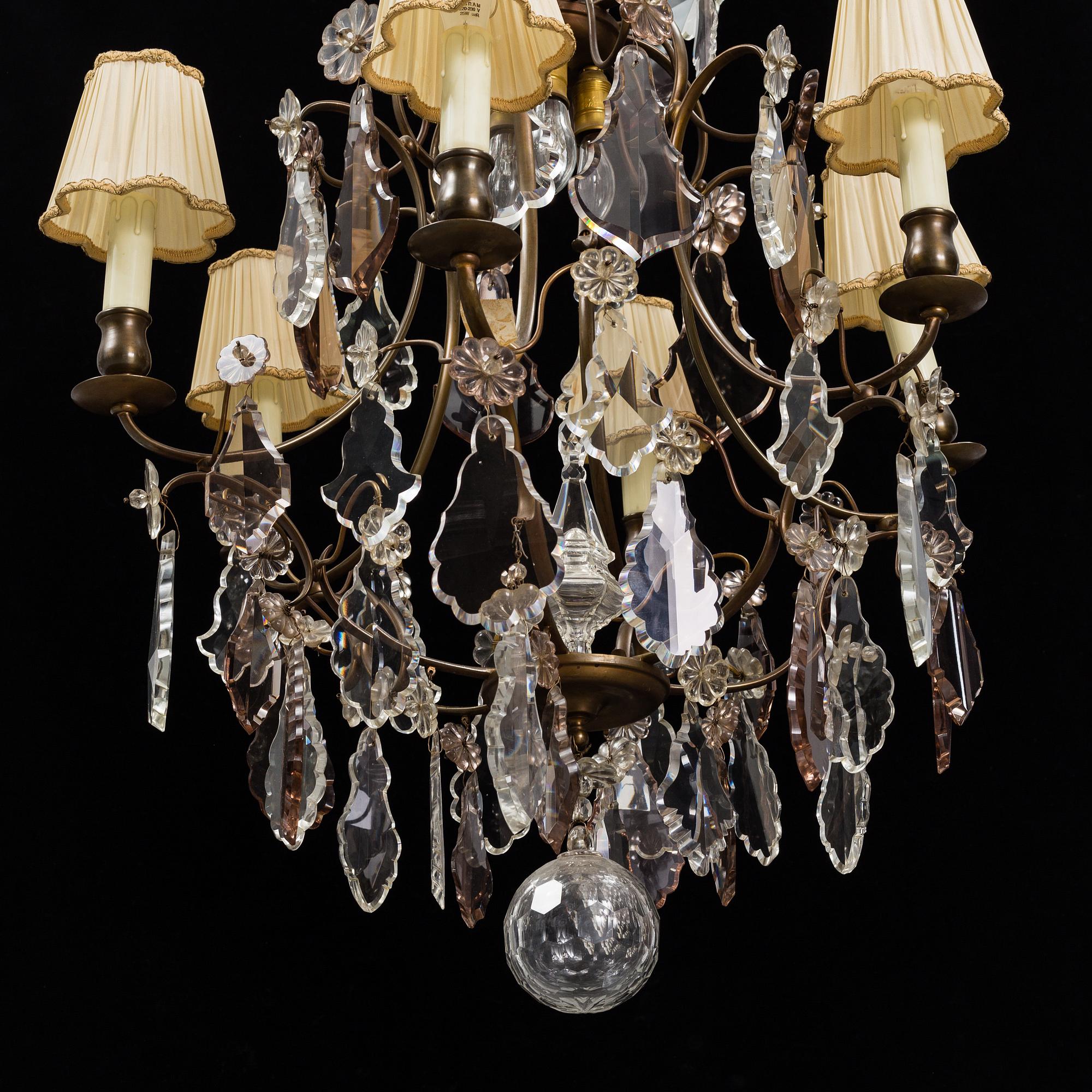 LJUSKRONA, rokokostil, 1900-tal.