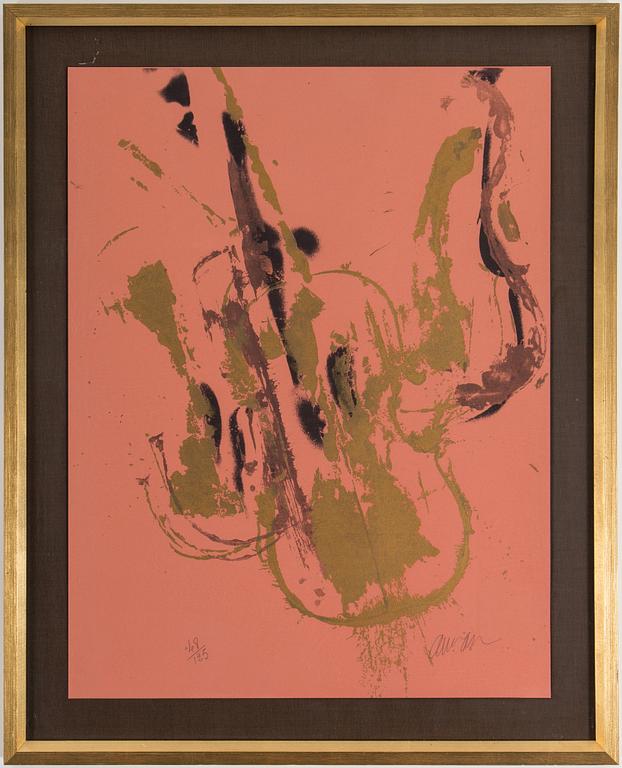 FERNANDEZ ARMAN, silkscreen, signed and numbered 48/125.