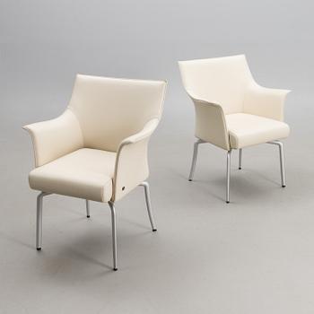 ROLF BENZ, two armchairs, early 21st century.