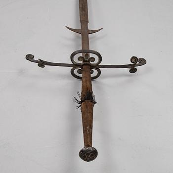 A two-hand sword, end of the 19th Century.