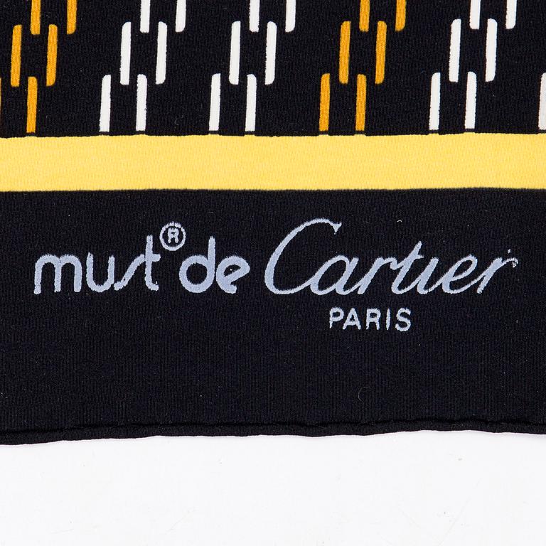 must de Cartier, scarf.