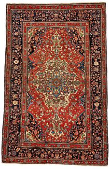 269. A RUG, an antique/semi-antique Kashan Motachem, ca 213 x 141,5 cm.