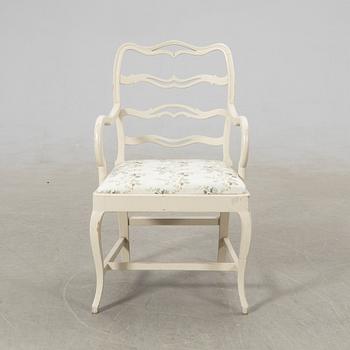 Armchair in the Gustavian style, first half of the 20th century.