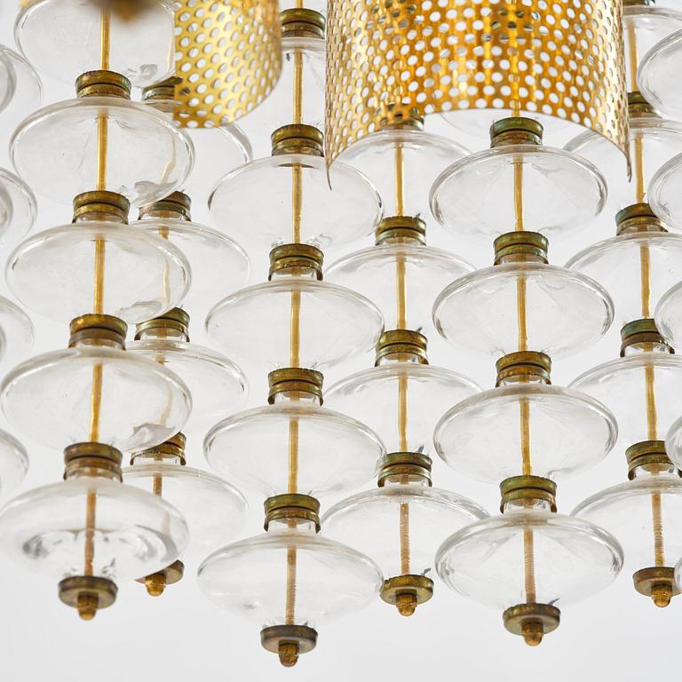 Hans-Agne Jakobsson, taklampa, "Estrella", modell "T 580", Hans-Agne Jakobsson AB, Markaryd, 1960-70-tal.