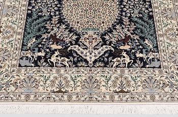 Matta, Figural Nain Part Silk, S.K 6LAA, ca 220 x 146 cm.