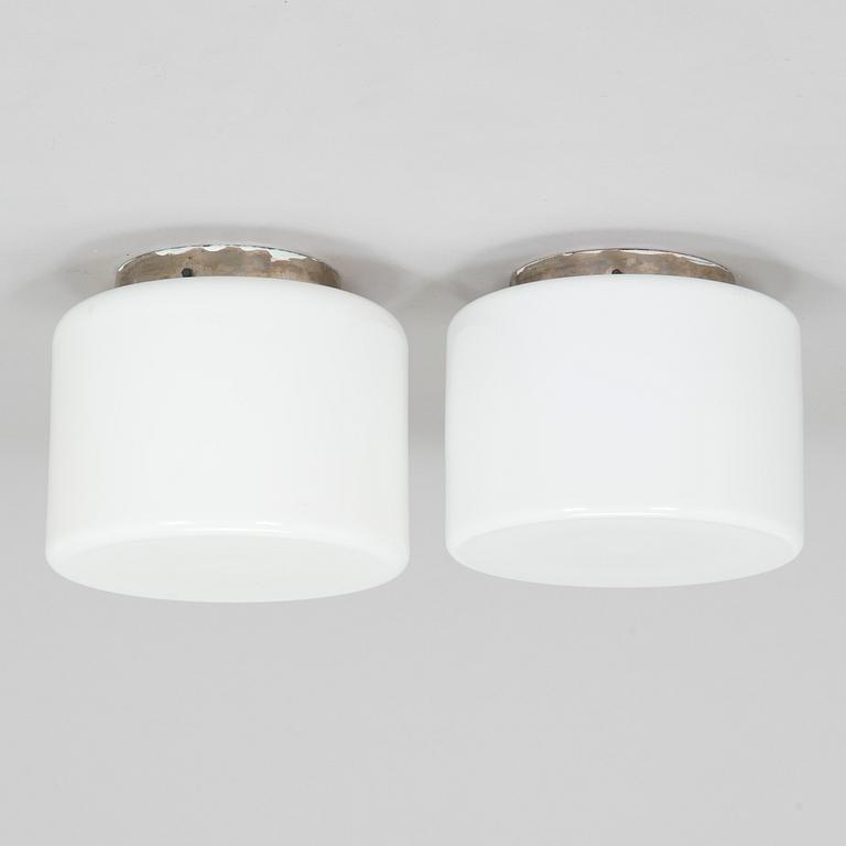 Paavo Tynell, A set of two 1930s ceiling light '2028', Taito.
