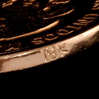 GULDMYNT, 18 k, Mexico, 1959. Vikt 19 g.