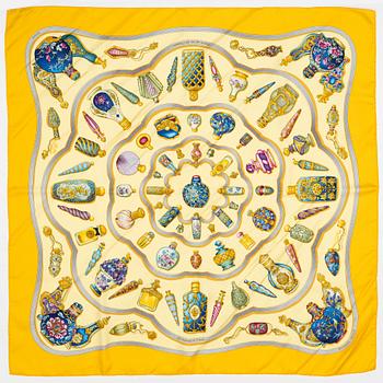Hermès, scarf, "Qu'importe le flacon".