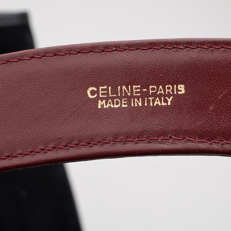 CÉLINE, two monogrammed canvas bags.