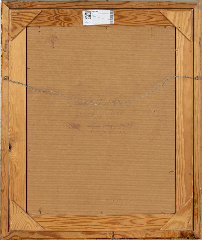 Edward Hald, duk "Självporträtt".