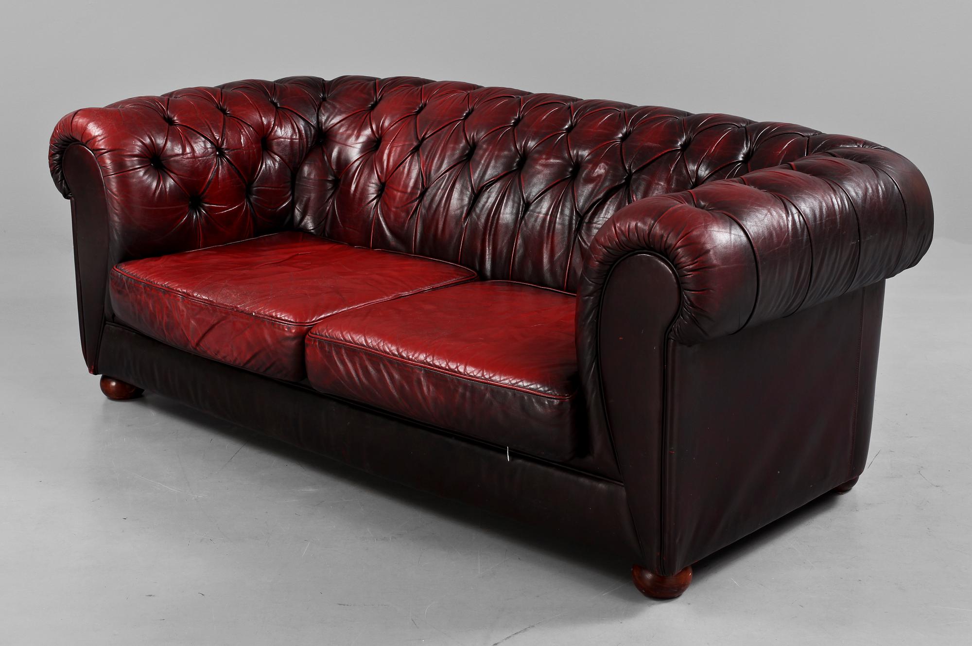 SOFFA, Chesterfieldmodell, 1900-tal.