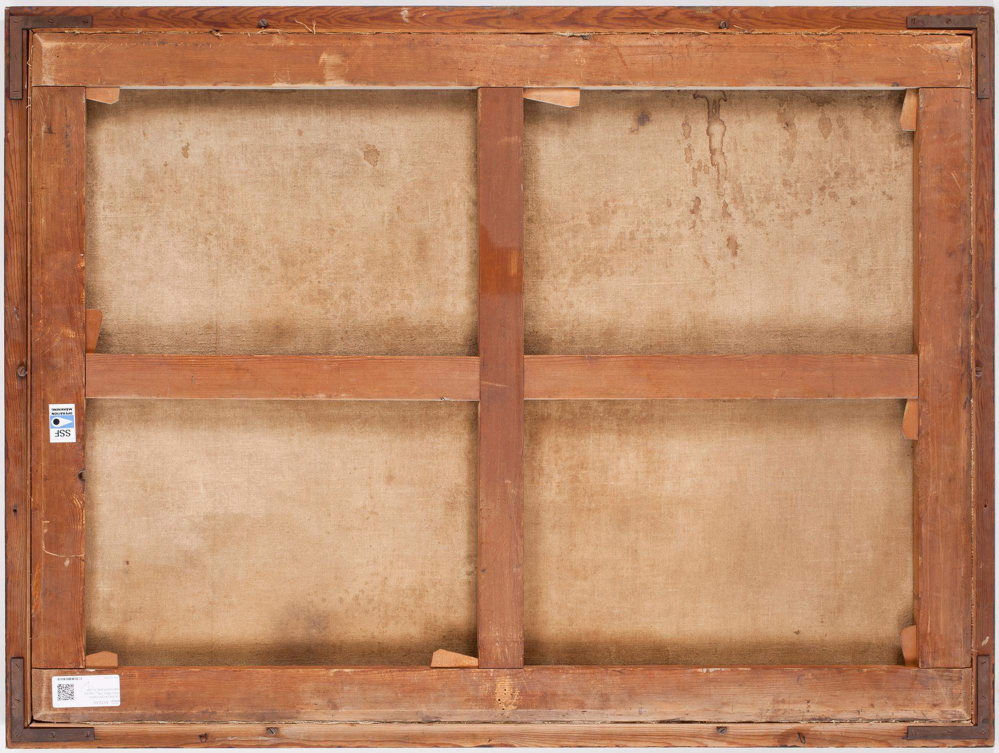 OKÄND KONSTNÄR 1700/1800-TAL , olja på uppfodrad duk, ej sign.