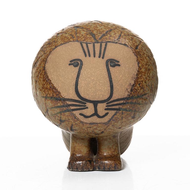 Lisa Larson, figurin, stengods, "Lejon Midi", Gustavsberg.