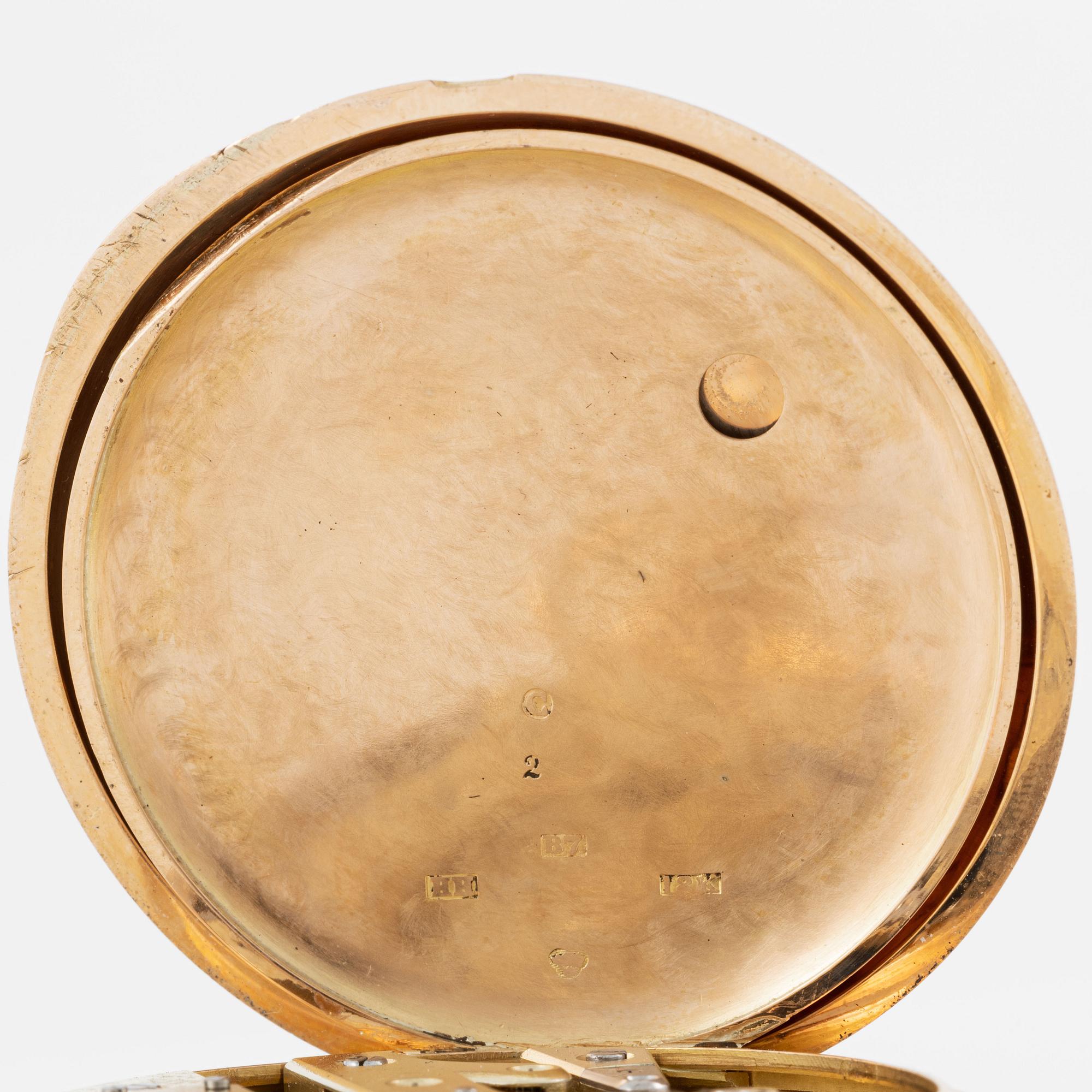 Halda, pocket watch, 50 mm.