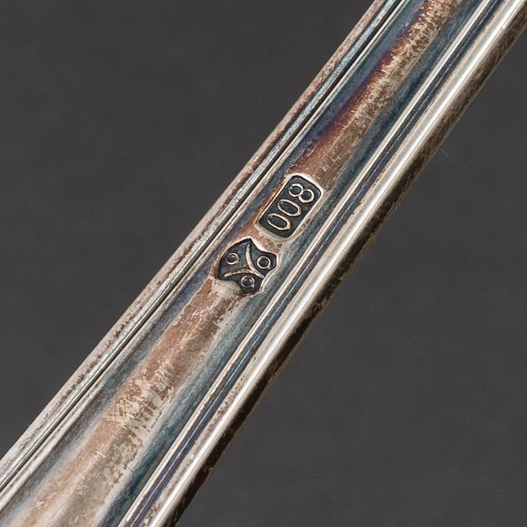 A 64-piece silver flat ware service.