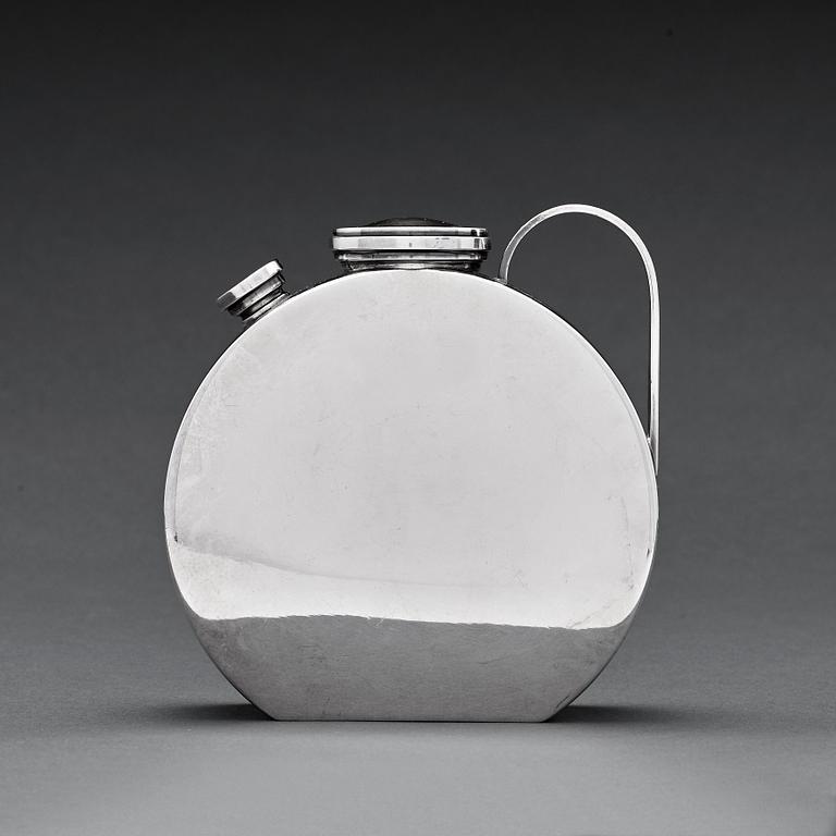 Sylvia Stave, cocktailshaker (barblandare), modell nr 3547, C.G Hallberg, Stockholm 1930-talets mitt.