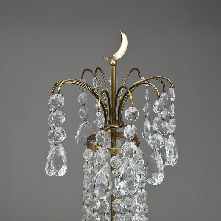 BORDSLYSTRAR, ett par, gustaviansk stil, 1900-talets mitt.