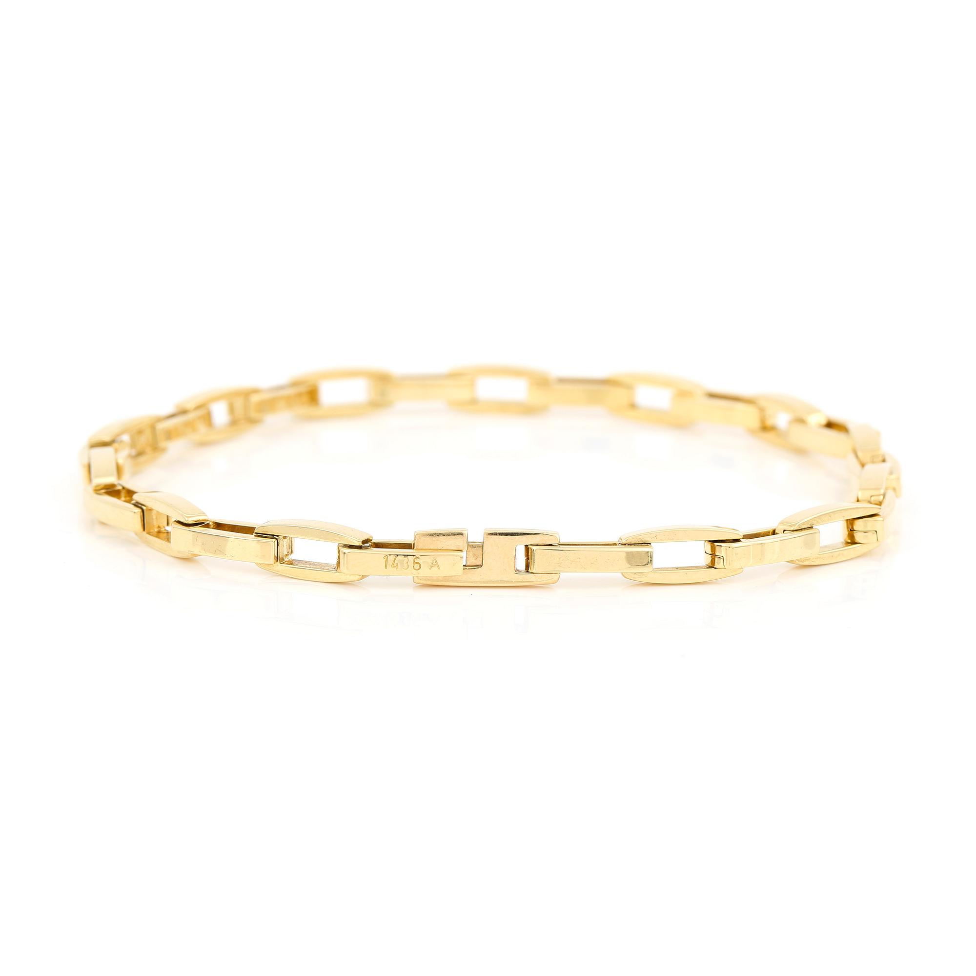 ARMBAND, guld 18K, Lobster, Georg Jensen. Vikt ca 23 gram.