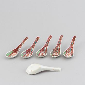 SKEDAR, 20 stycken, porslin. Kina, 1900-tal.