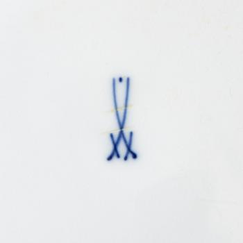 An 187-piece 'Weinlaub' porcelain dinner and coffee service, Meissen, Germany.