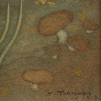 Gustaf Adolf Tenggren, A fiddler in the forest.