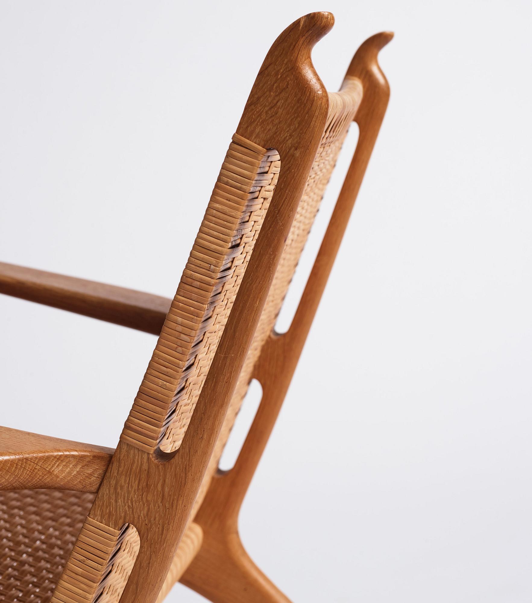 Hans J. Wegner, fåtöljer, ett par, CH27, Carl Hansen & Søn, Danmark 1950-60-tal.