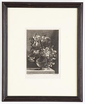 Engravings, a pair by Jacobus Coeleman (1654-1732) after Nicolas Baudesson (1611-1680).